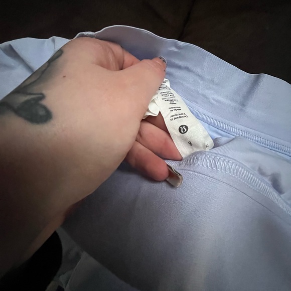 ✨💜 Court Rival High-Rise Skirt Long - Pastel Blue 💜✨ - Picture 4 of 4